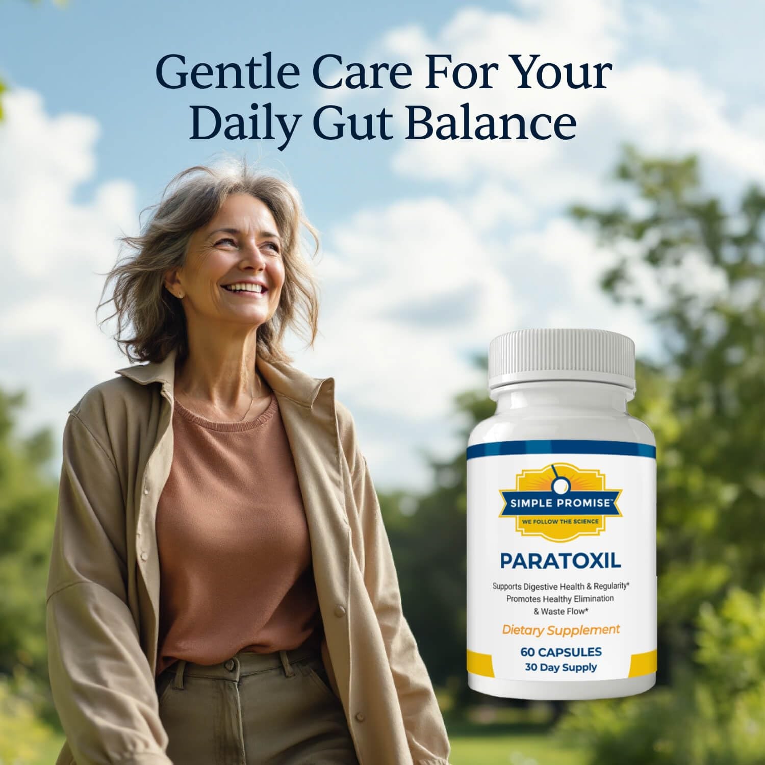 Paratoxil – Daily Gut Cleanse with Psyllium Husk Fiber & Black Walnut for Hum…