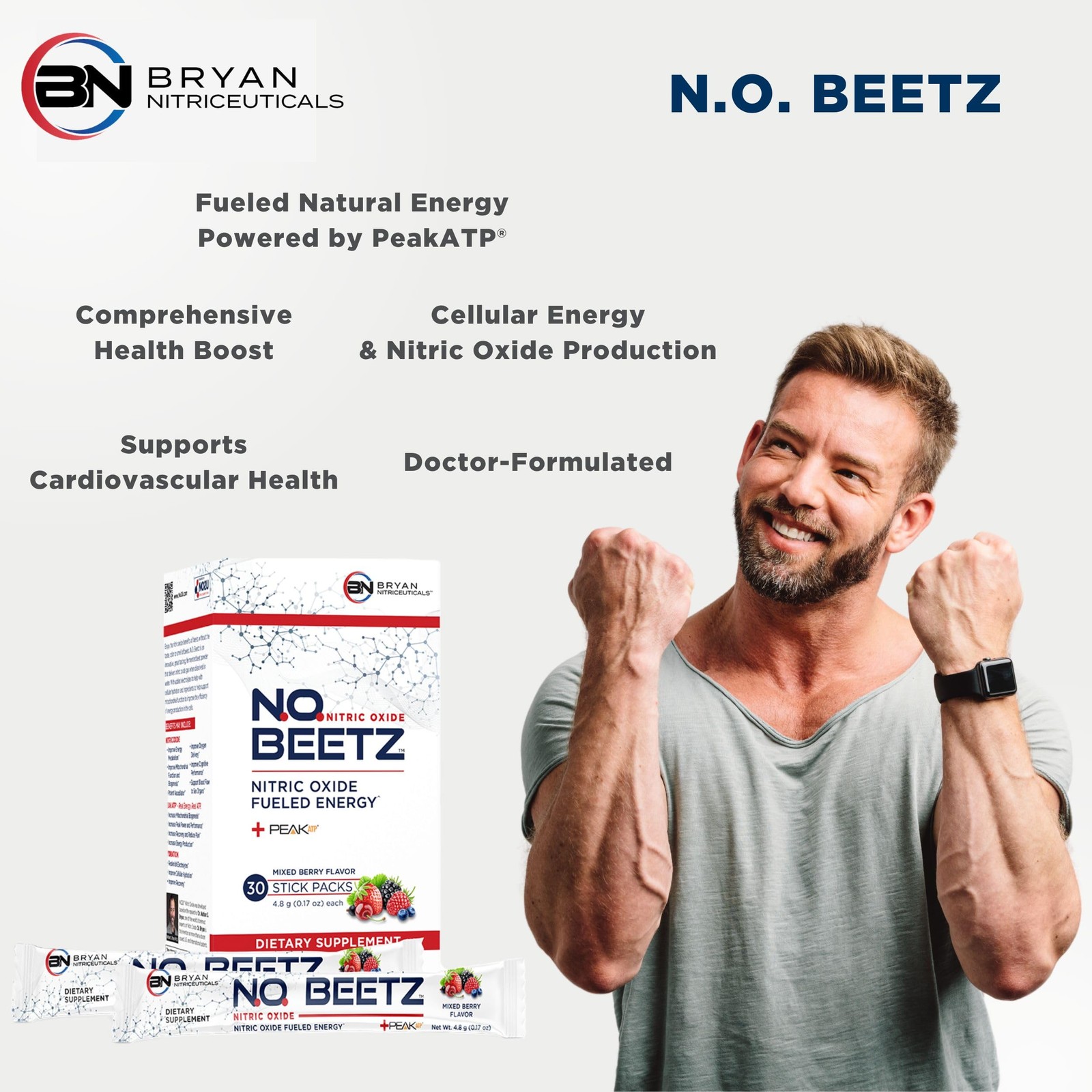 N.O. Beetz Nitric Oxide Fueled Energy Boost Supplement, Hydration & Cellular …