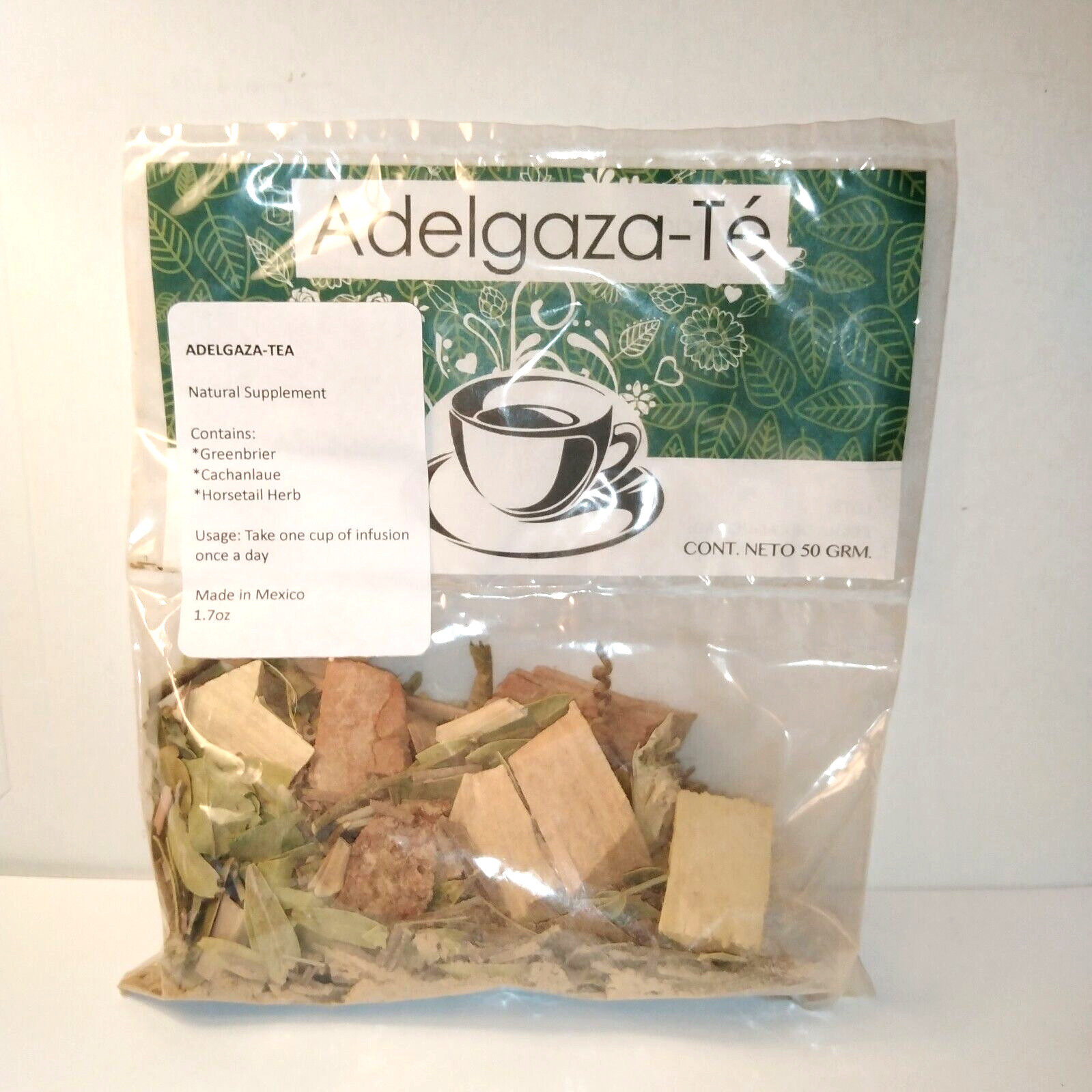 2 Pack Te Herbal Adelgaza -Te – Weight Loss / Reducing Tea 50g – 100% Natural