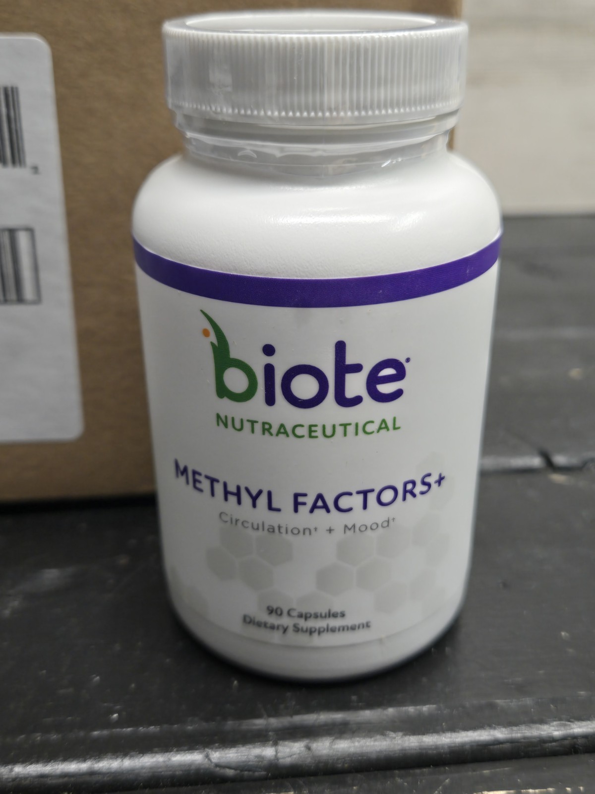 Biote Methyl Factors+ Methylation Support Circulation + Mood 90 Capsules