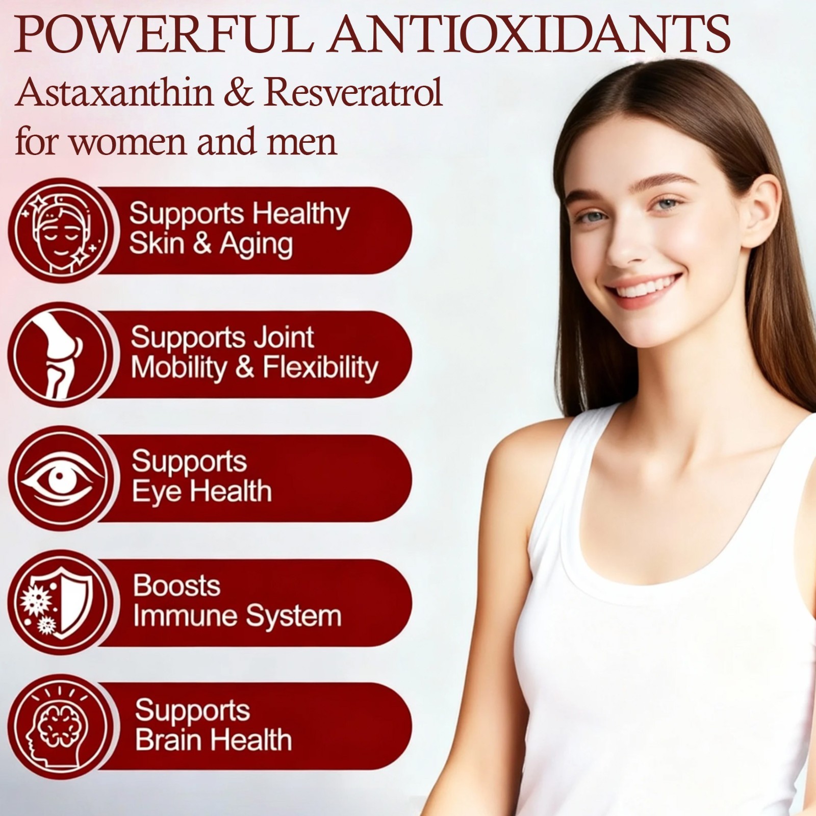 Softgels 120 Astaxanthin 12mg – Supports Eye Health and Joint Health US