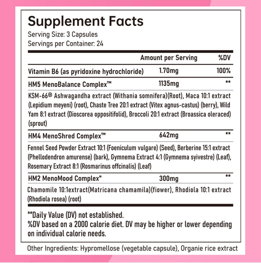 Women Natural Balance Happy Mammoth Hormone Harmony 72 Capsules 1 Pack Promotion