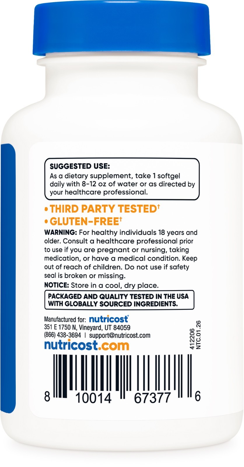 Nutricost Lycopene (20mg) 120 Capsules