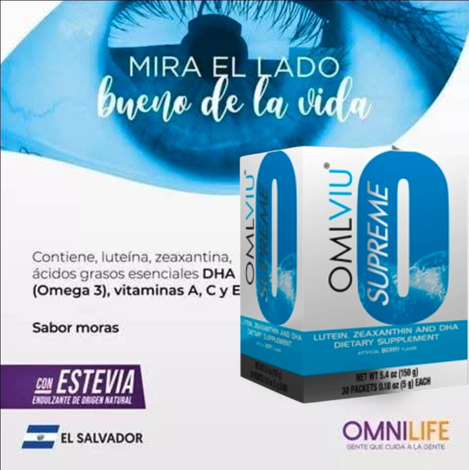 Omniviu Supreme Y Power Gain De Omnilife, Par Un Buen Cuidado VISUAL