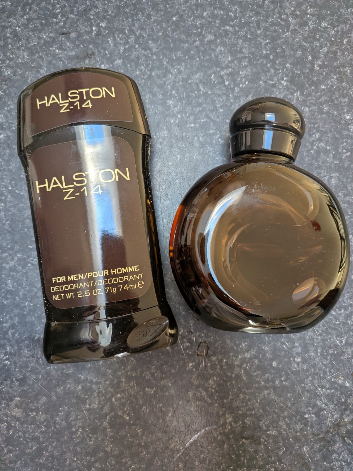 Halston Z 14 Deodorant Stick for Men, 2.5 Floz and aftershave lotion 4.2oz