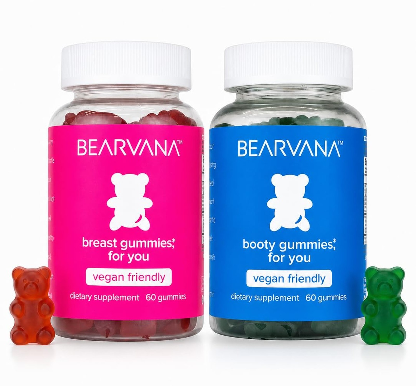 BEARVANA Women’s Multivitamin Gummies Combo Pack – Includes Herbal … Fast Ship