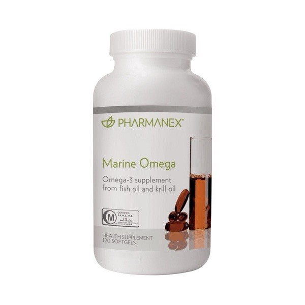 Nu Skin Pharmanex Marine Omega MarineOmega, 120 Softgels, New, Exp 10/2026