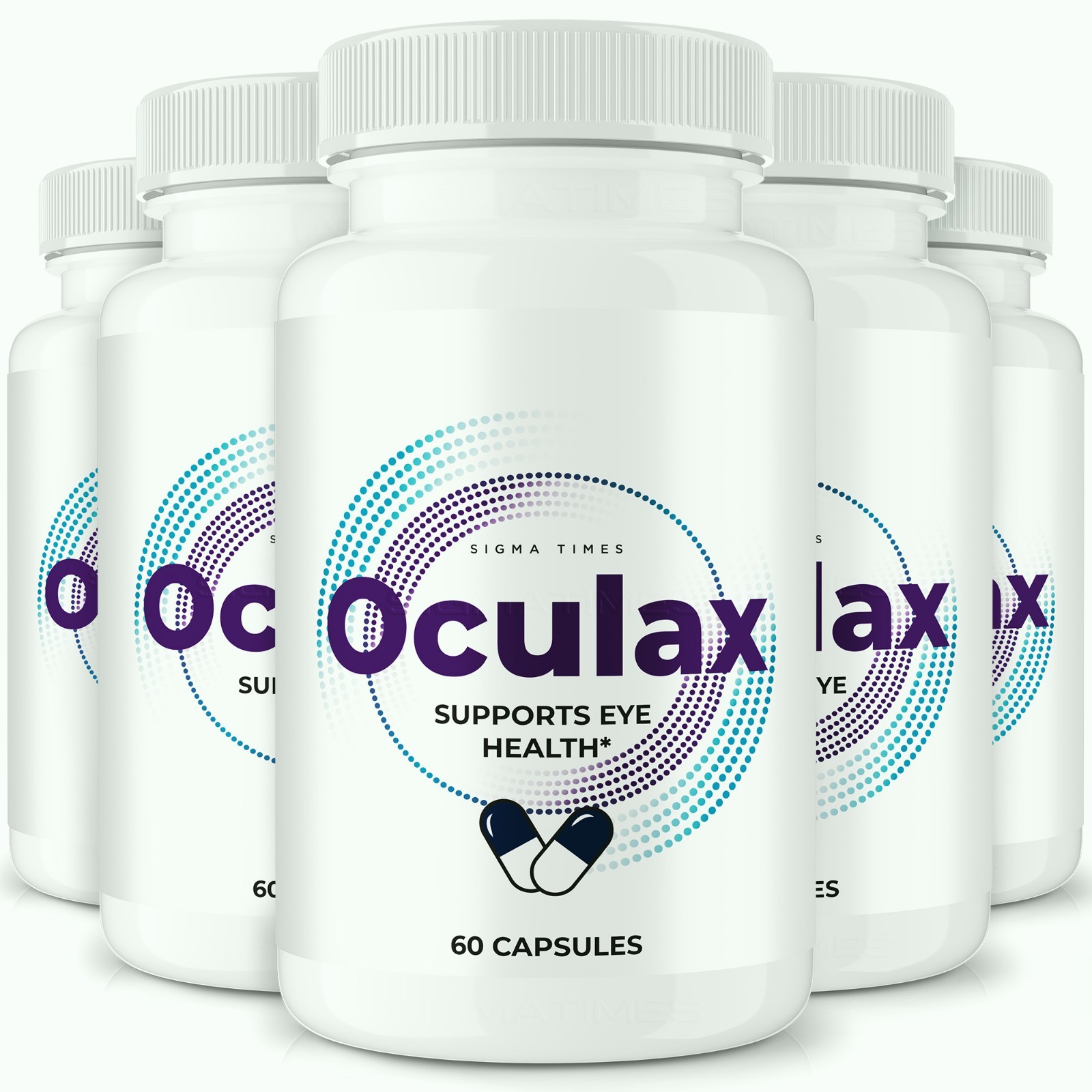 Oculax Capsules, Premium Eye & Vision Support Supplement – Eye Health – 5 Pack