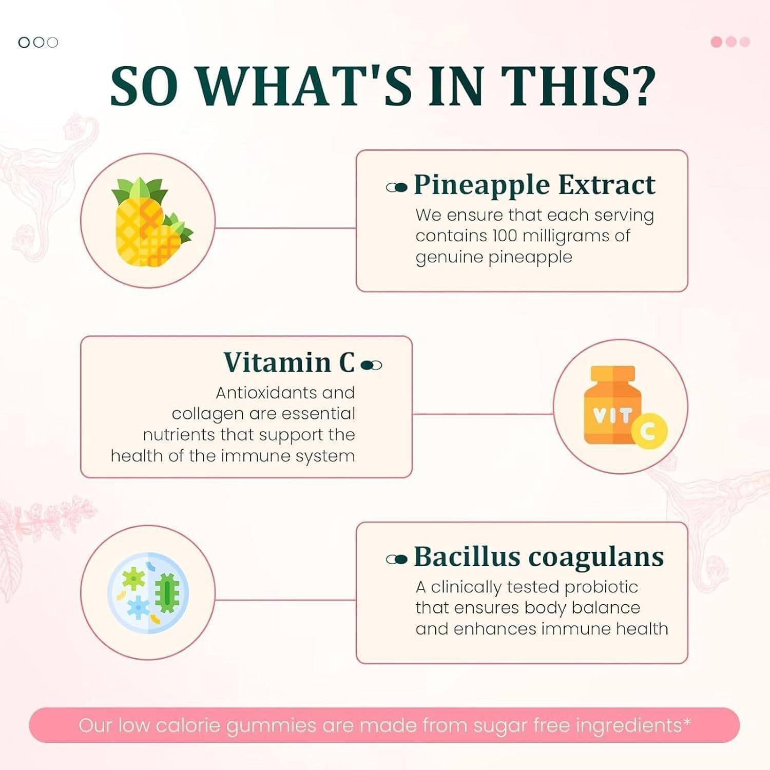 Vital Source Feminine Balance Gummies Hawaiian Pineapple Buy 2 Get 1 Free(ADD 3+