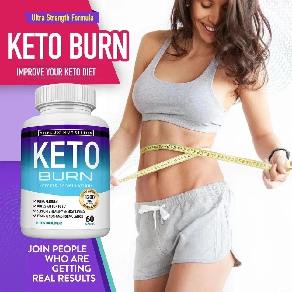 Toplux Keto Burn Pills Ketosis Weight Loss – 1200 Mg Ultra Advanced Natural–