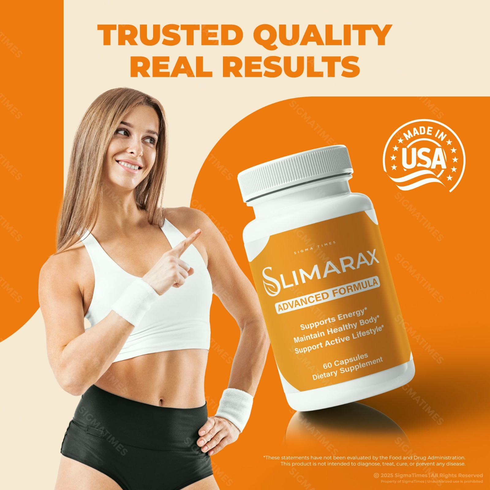 Slimarax Capsules – Energy & Weight Management Support Supplement 60ct
