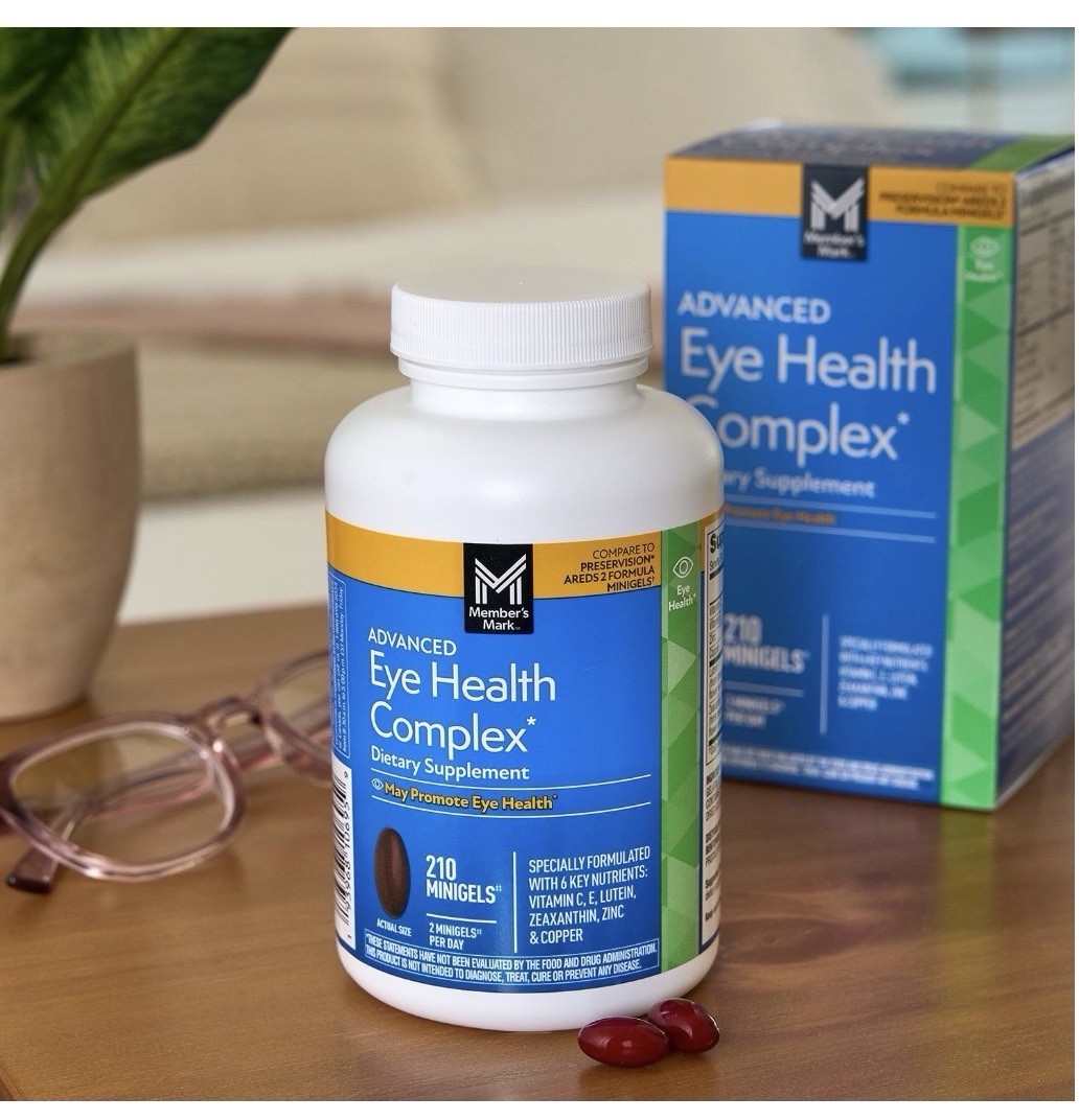 Member’s Mark Advanced Eye Health Complex Softgels 210 Count ..