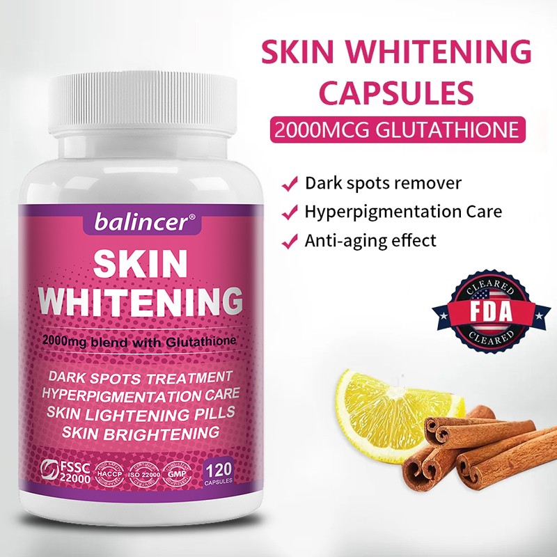 Skin Whitening Capsules,Dark Spots Remover,Anti-Aging,Skin Care