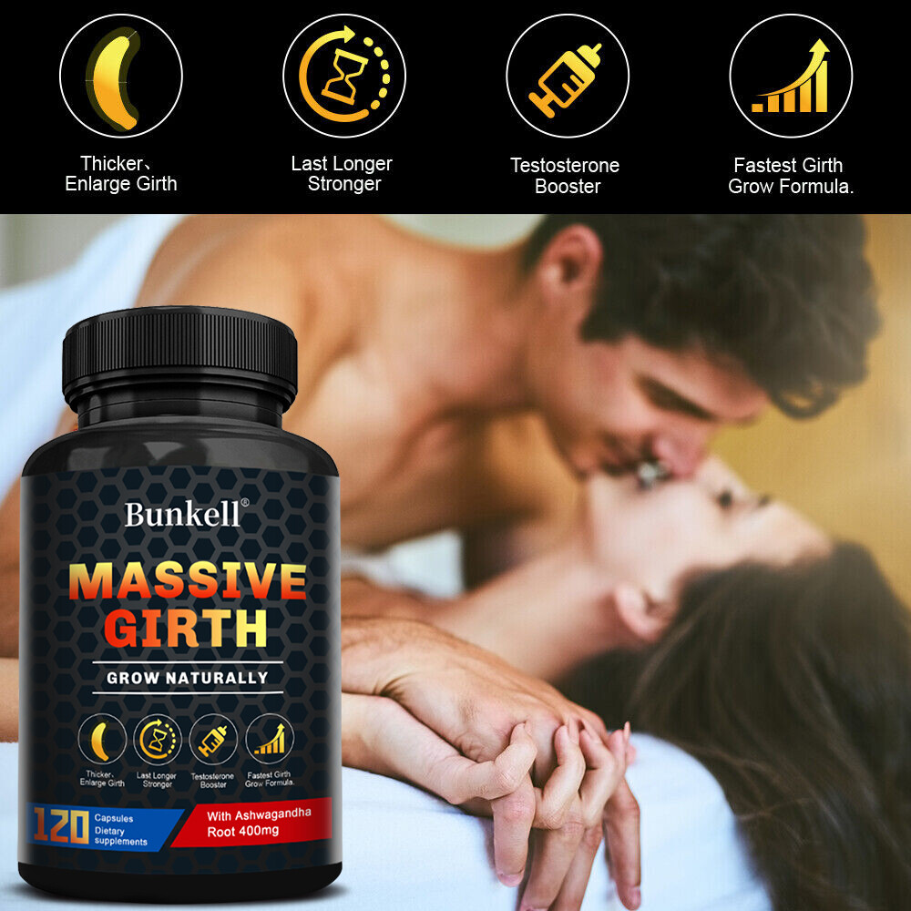 Male Enhancement Capsules Massive Girth Enlargement Support-120 capsules