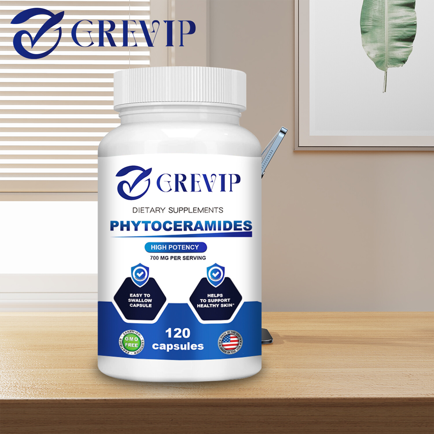 Phytoceramides 700mg – Anti Aging, Anti-wrinkle, Skin Care, Restoring Ceramides