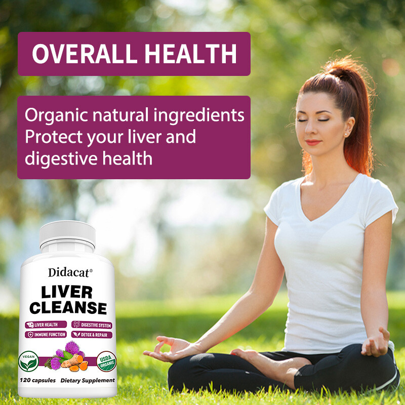 Milk Thistle (Silymarin) Extract liver cleanser detox liver repair capsules