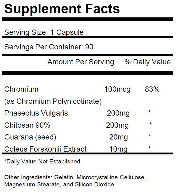 1 Bottle Fat and Carb Blocker Appetite Suppressant Burn Low Keto Weight Loss