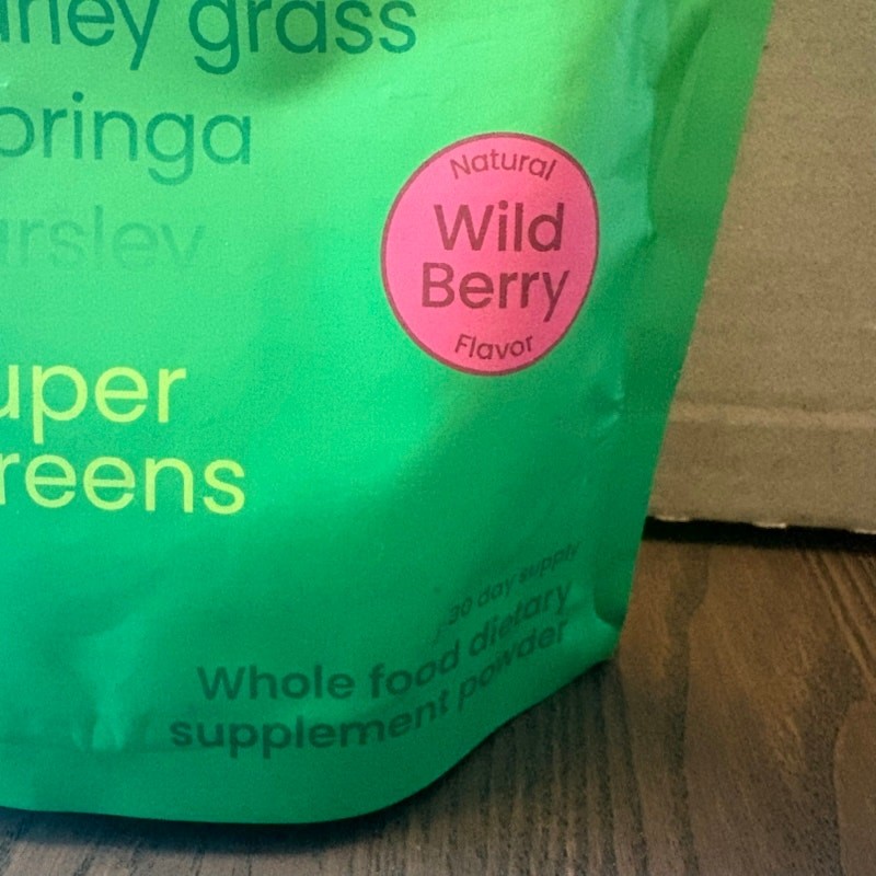 Live It Up Super Greens 30 Day Supply Wild Berry Exp 10-2027