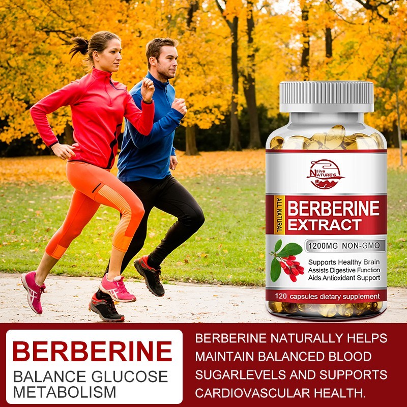 240 Caps Berberine HCL 1200mg High Potency Anti-inflammatory,Blood Sugar Support