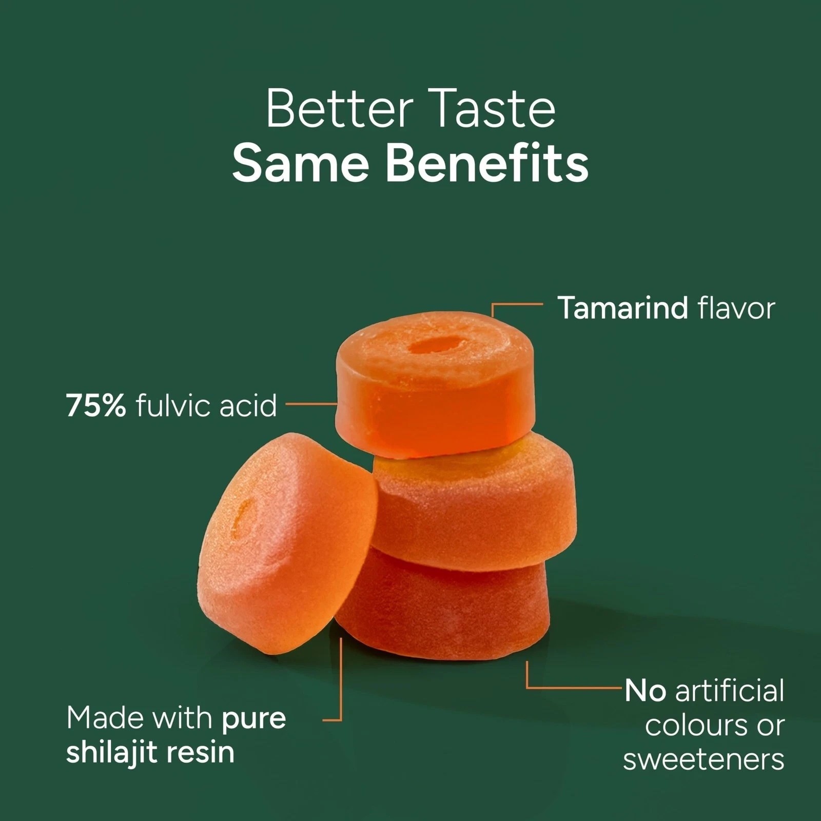 Root Labs 3000mg Pure Himalayan Shilajit Gummies I No Added Sugar