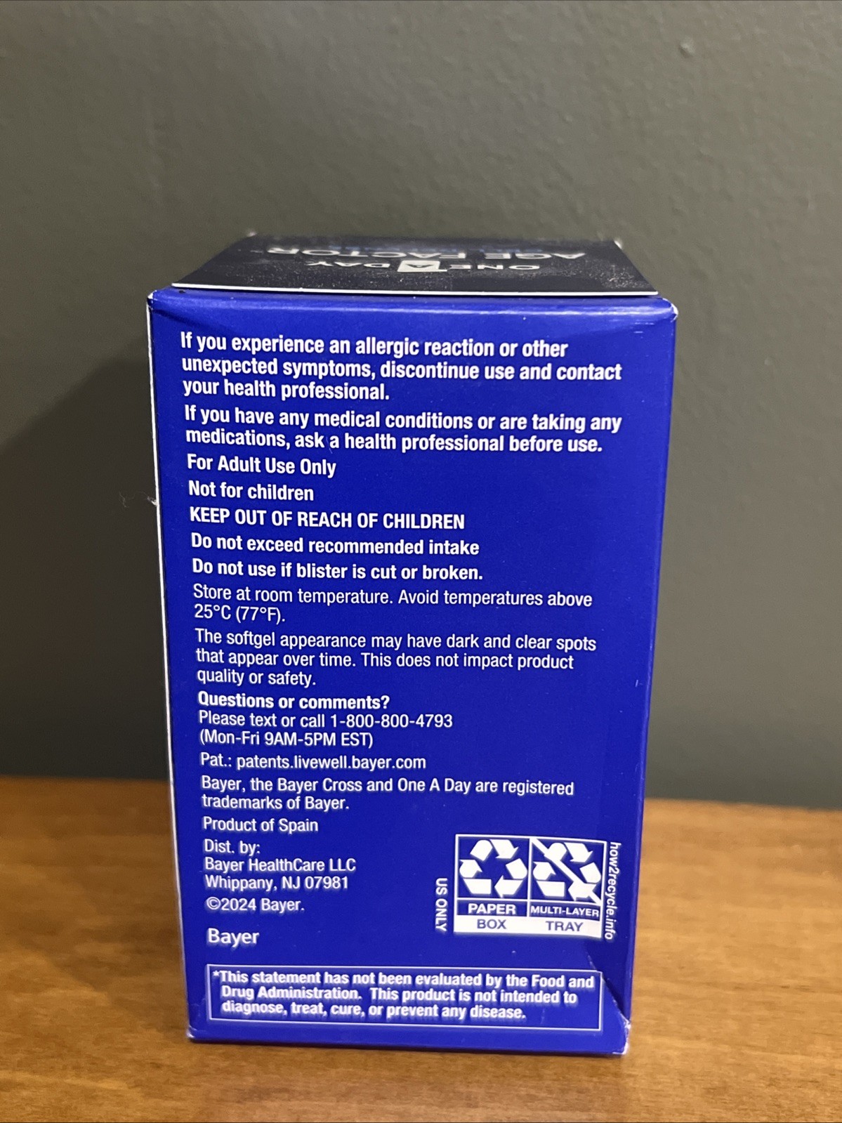 (2) One A Day Age Factor Cell Defense Supplement 30 Softgels Exp-03/2026