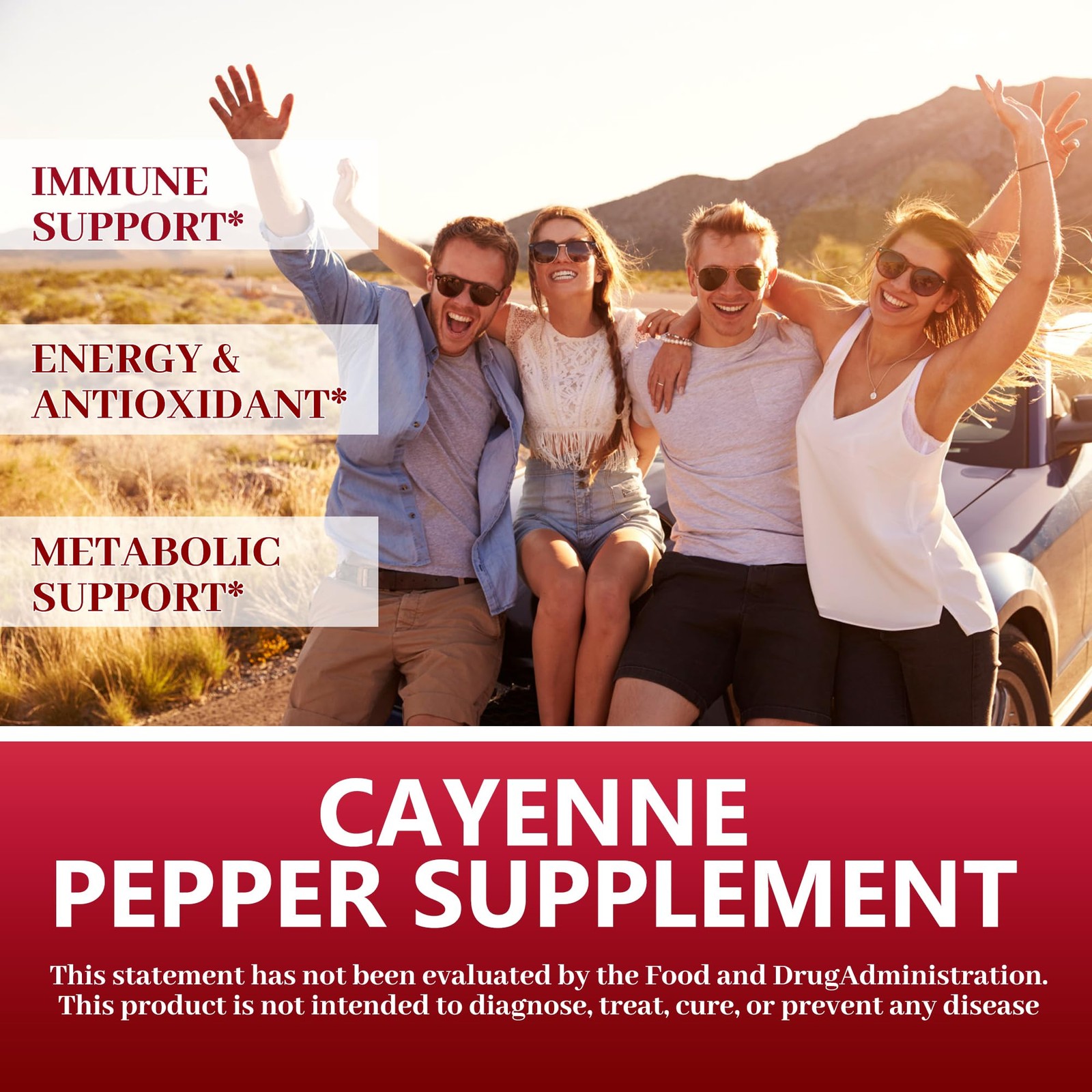 Cayenne Pepper Drops,2 Pack Cayenne Supplement with Hawthorn Berry, Vitamin D…
