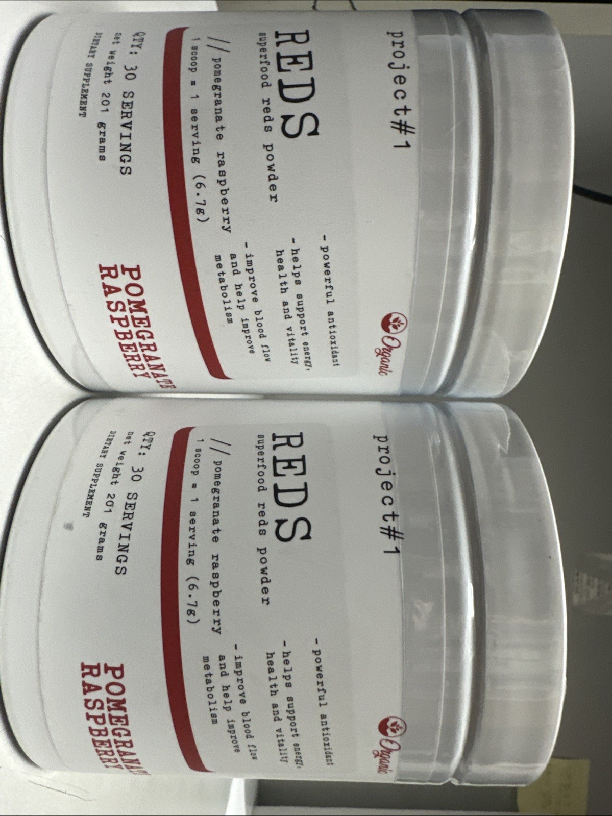 Project # 1 Greens Organic Superfood Red Pwd 30 Sv Best By 08/26 Pomegranate Rsp