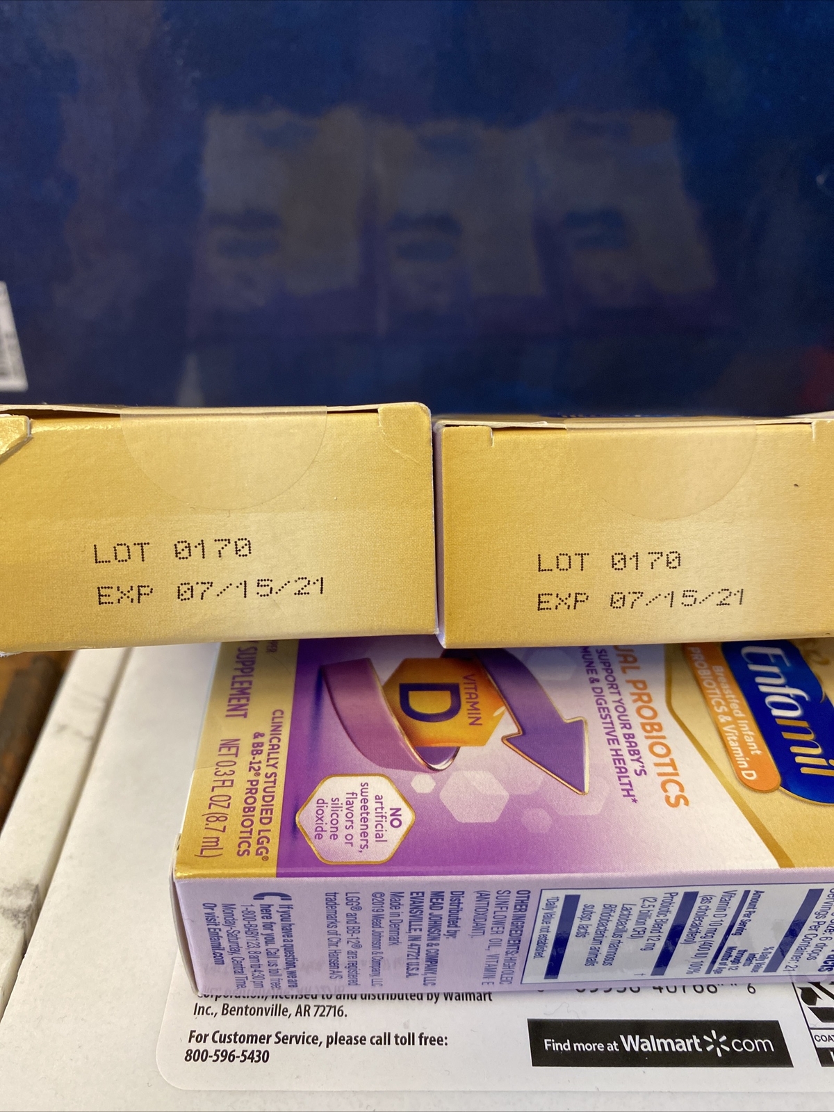 4 New (4Pak) Of Enfamil Infant Dual Probiotics &VitaminD Baby 0-12 Months