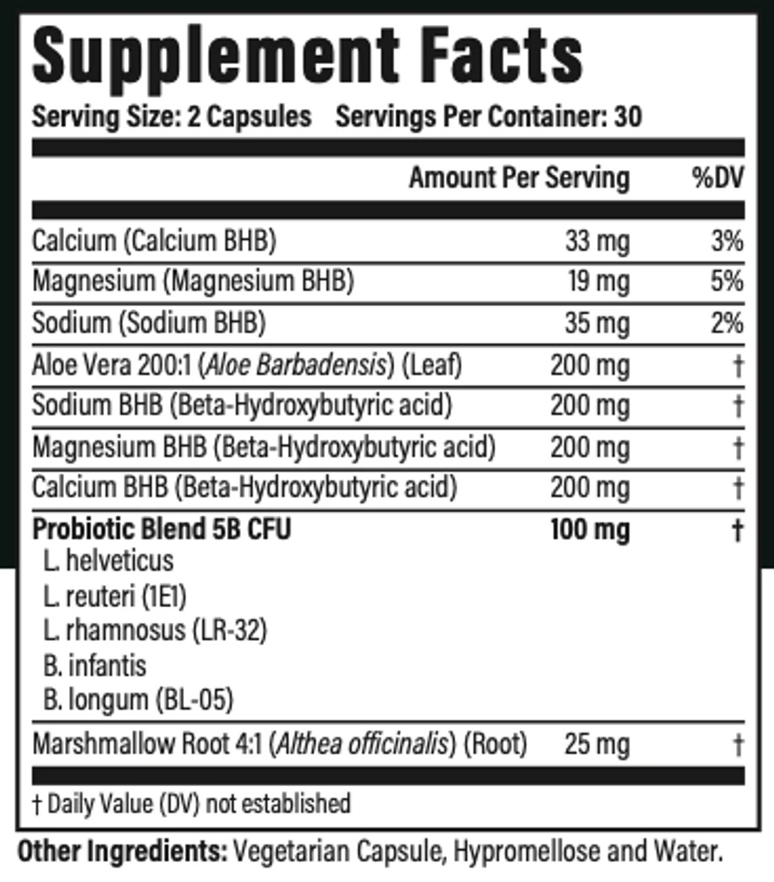 NextLevel Vitamins No Guts, No Glory | Digestion Immunity Probiotic Health Pills