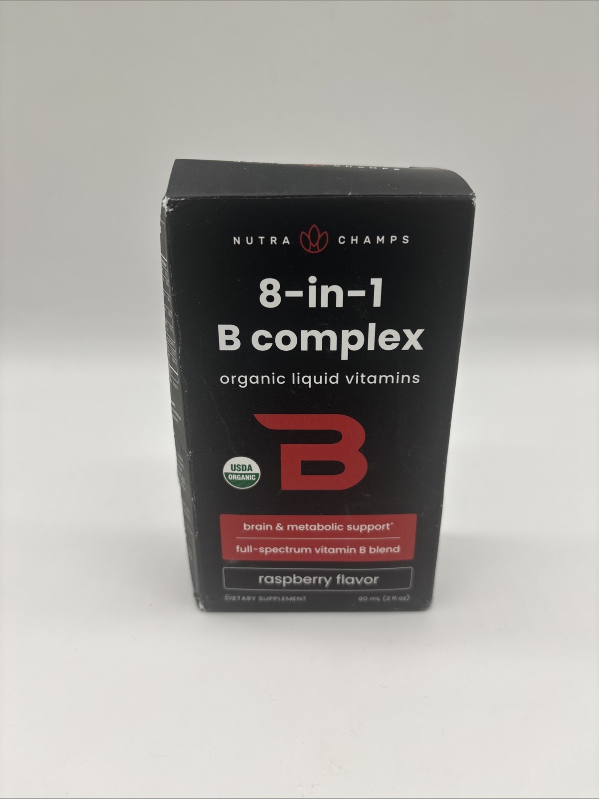 8-In-1 B Complex, Raspberry, 2 fl oz (60 ml)
