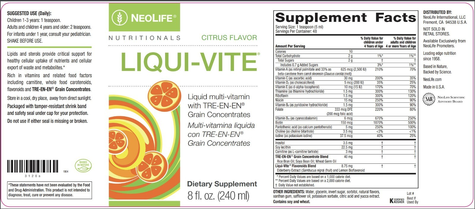 Liqui-Vite by NeoLife – Liquid Nutrition For Everyone From Infants to Elderly