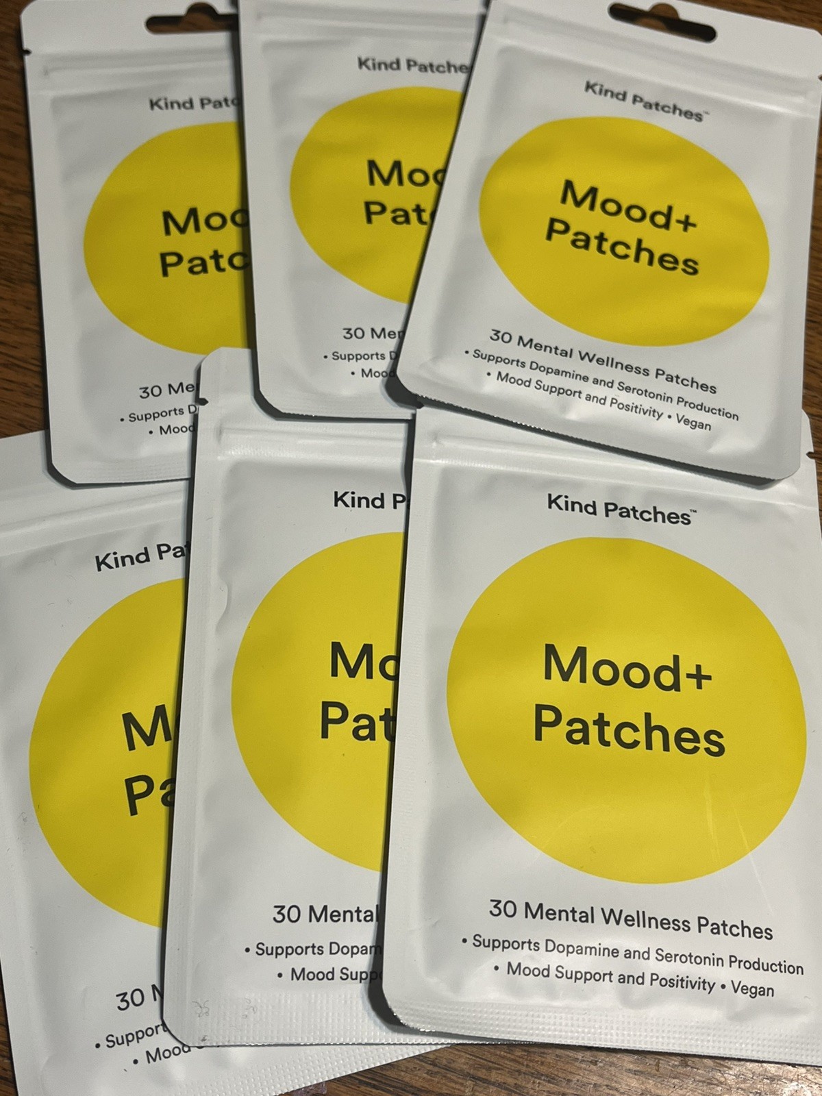 Lot of 6 x 30 Kind Patches Dopamine Mental Wellness Patch for Mood+ Support