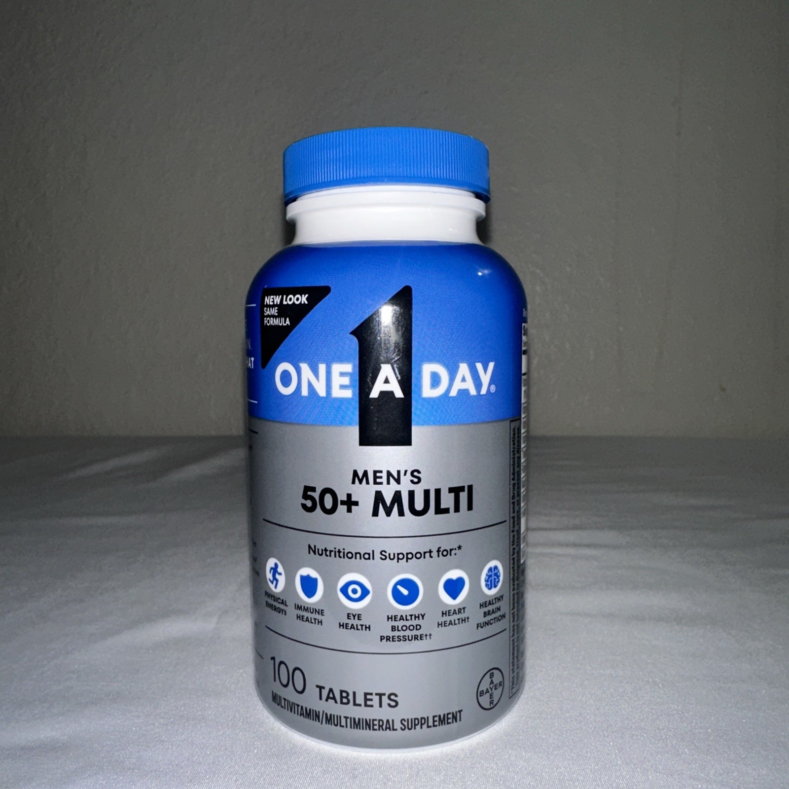 One A Day 50+ Men’s Health Formula, Complete Multivitamin 100 Tablets E 27/02 OR