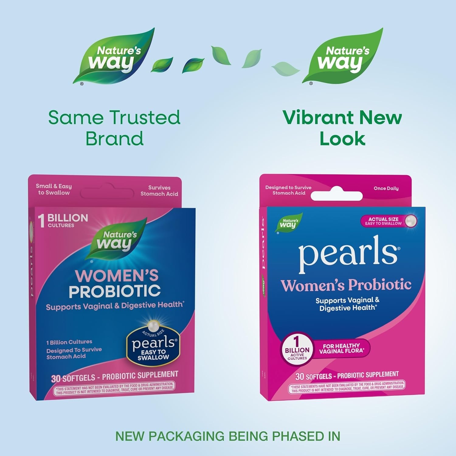Nature’s Way Pearls Women’s Probiotic, Supports Women’s and Digestive Health*,