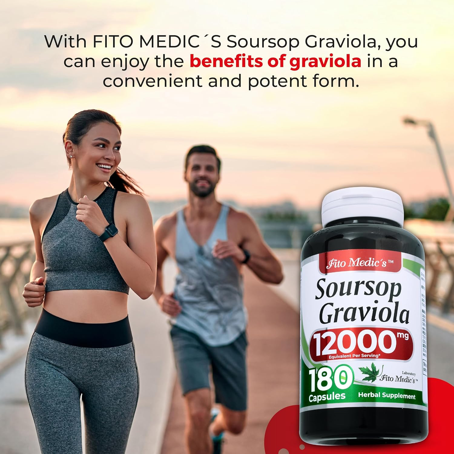 Lab | Soursop Supplement | Graviola | 180 Capsules | Soursop Graviola Caps