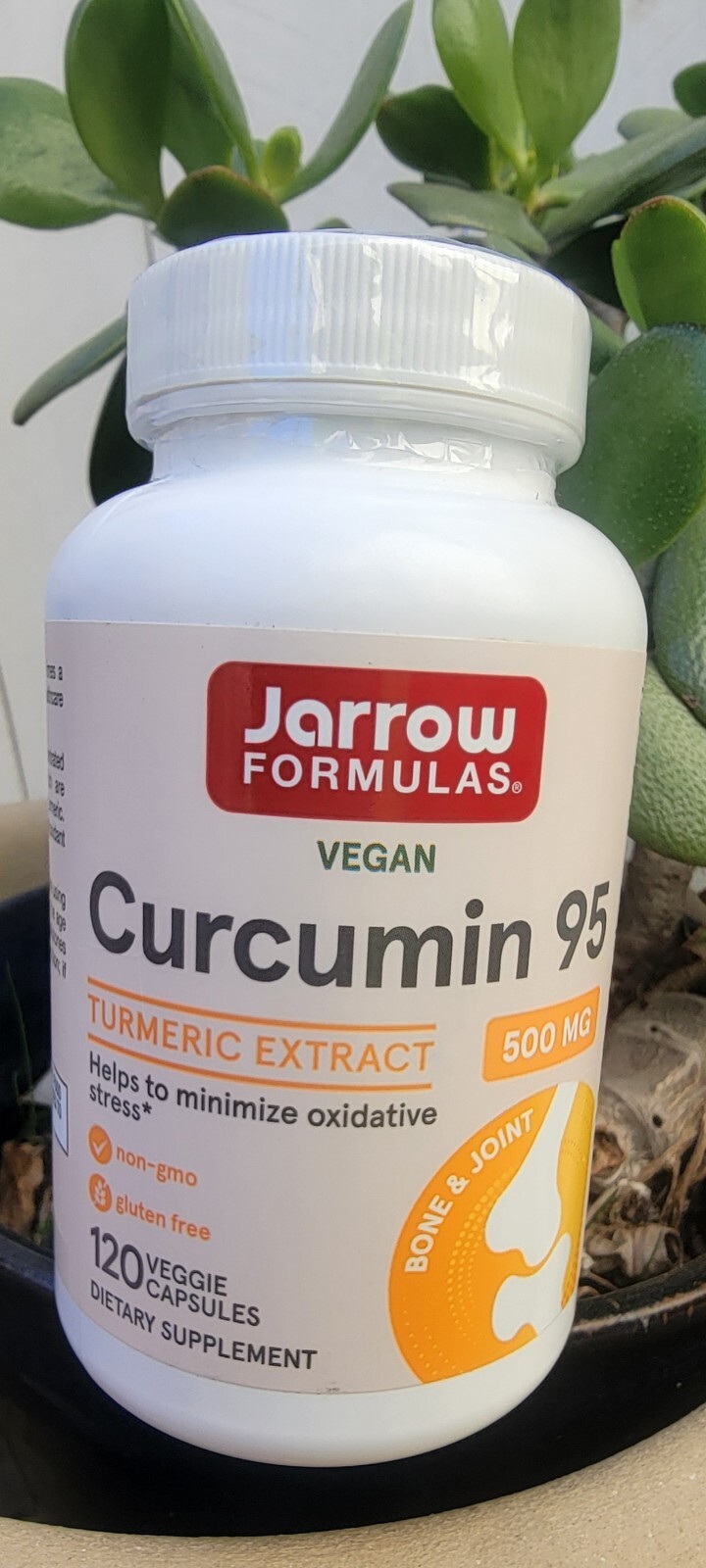 Jarrow Formulas Curcumin 95, 500Mg – 120 VEGAN Caps, NIB! Free Shipping! 9/2025