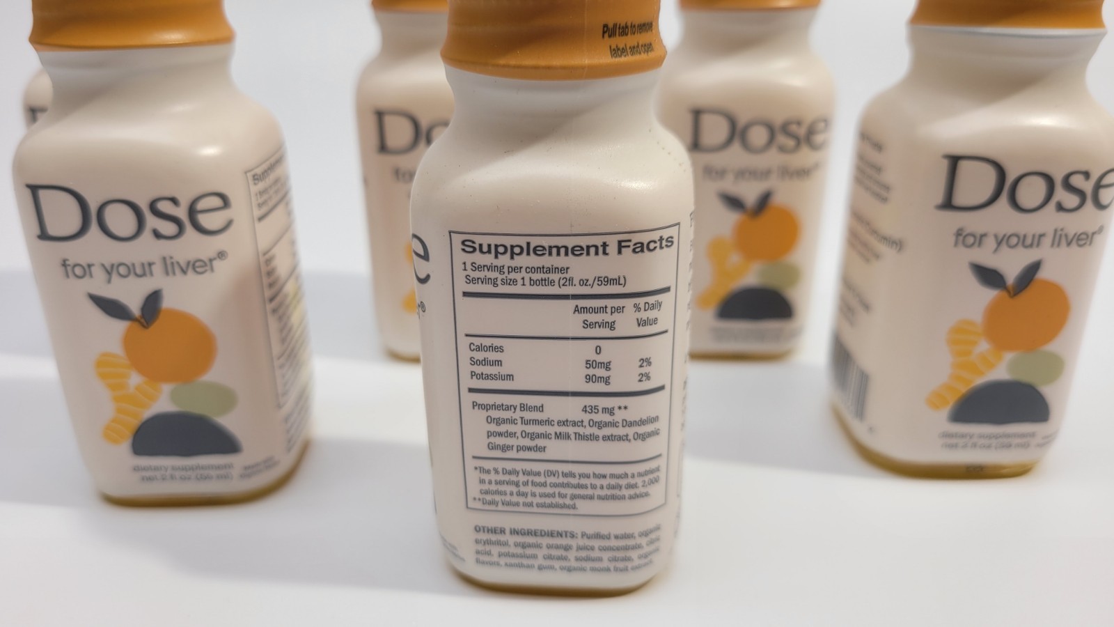 6 PACK DOSE For Your Liver Support Supplement Cleanse 2oz Non-GMO Exp. 04/2028
