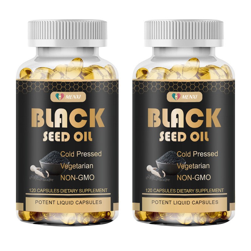 Black Seed Oil 480 Softgels 1000mg Capsules Support Immune System Glowing Skin
