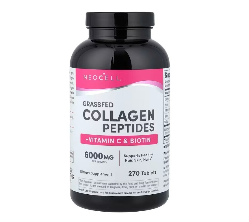 NeoCell Collagen Peptides + Vitamin C & Biotin Dietary Supplement 270 Tablets