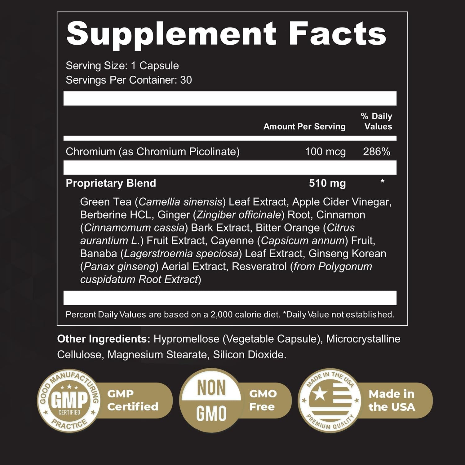 Daily Botanical & Fiber Weight Loss & Blood Sugar Support Supplement Banaba