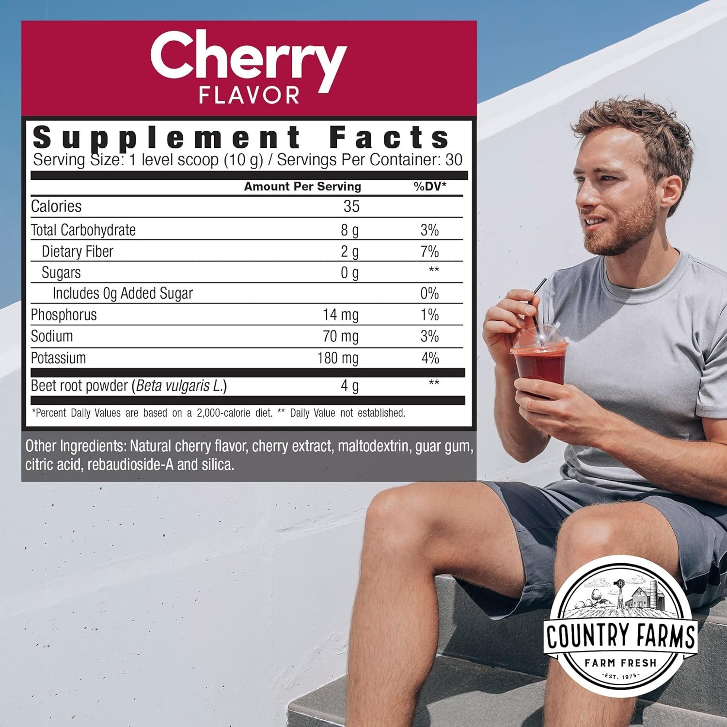 Country Farms Bountiful Beets Cherry 300 Grams Each (Pack of 3)