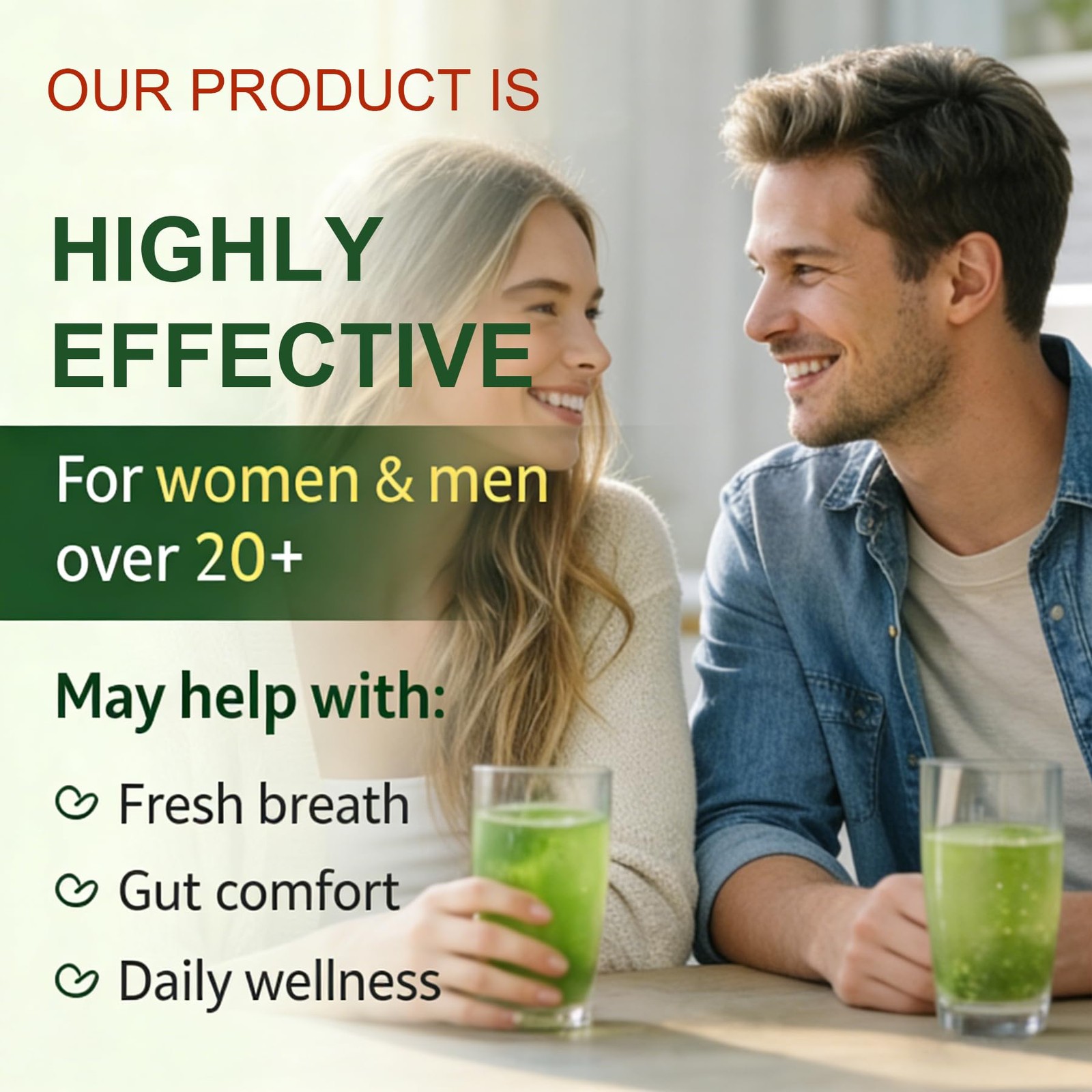 Swiyie Chlorophyll Powder 100mg Liquid Clorofila Natural Herbal Detox 30 Packets