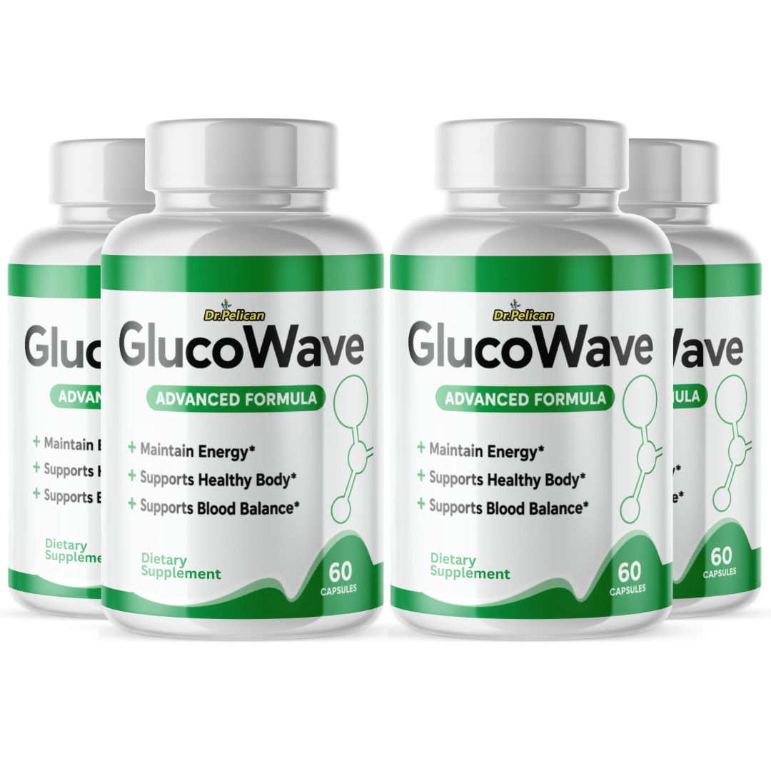 Gluco Wave-Blood Support- 4 Bottles- 240 Capsules