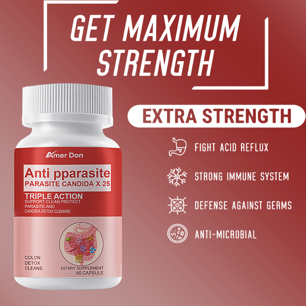 Candida Cleanse Detox Support Highest Potency Yeast Infection Support 180 caps