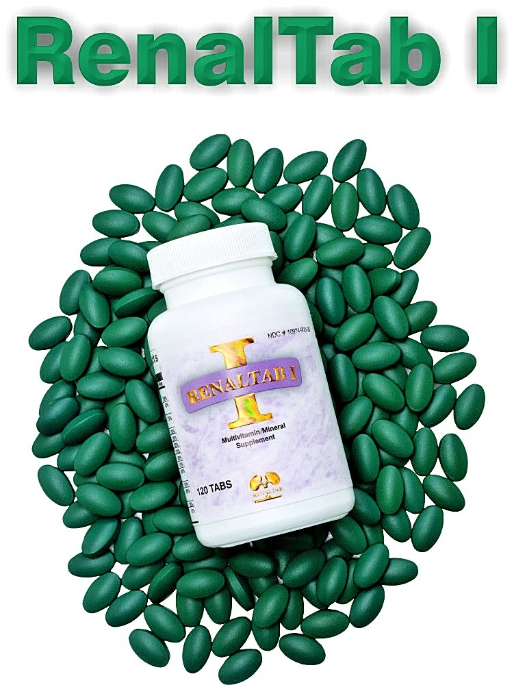 RENALTAB I for Renal Patients 4 month supply