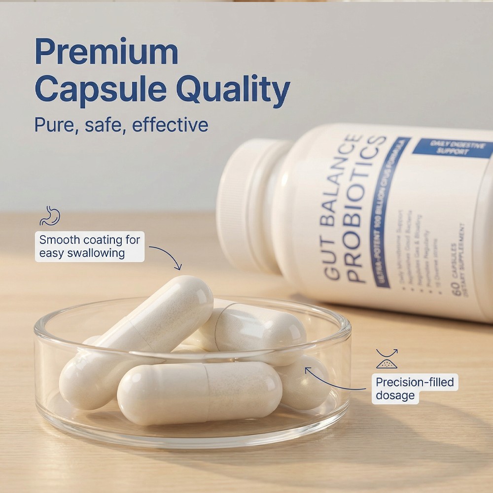 ESUNM 100 Billion Probiotics – For Digestive & Gut Health Supplement – 60ct