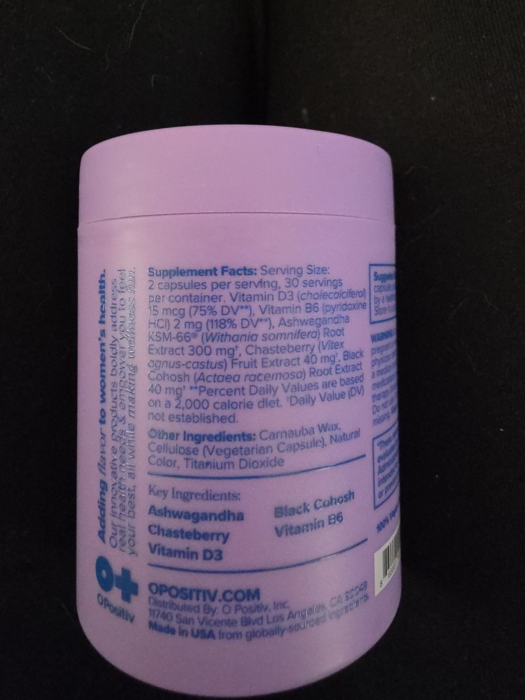 O Positiv MENO Vitamins for Menopause – Hormone-Free Menopause Supplement for…