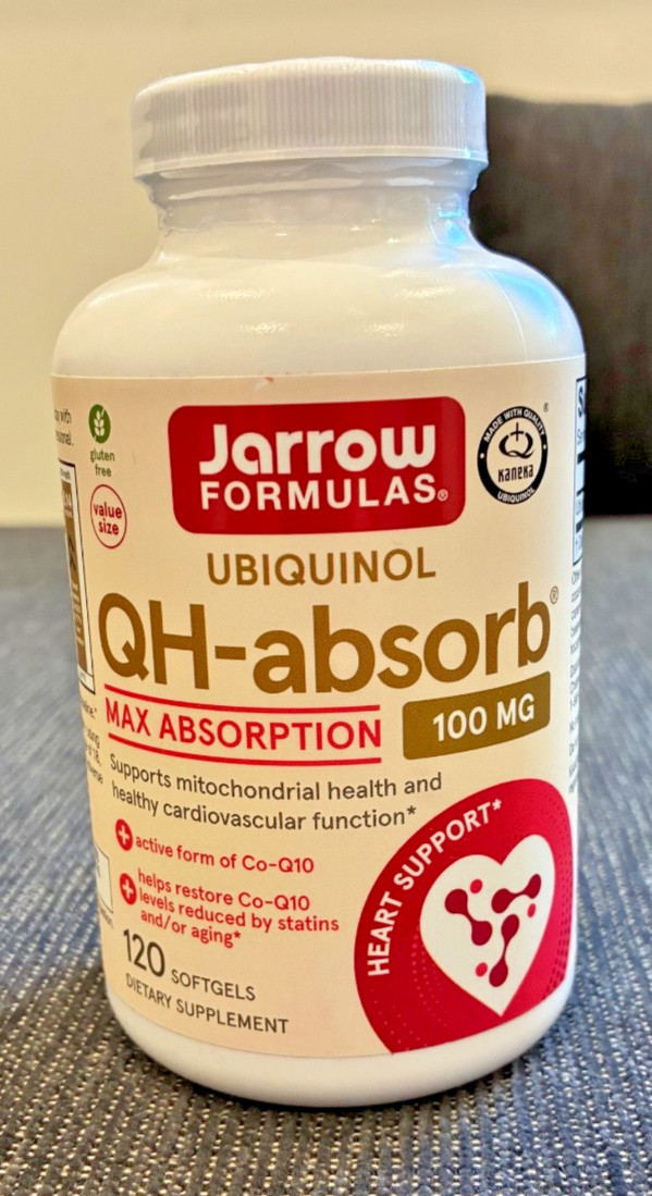 Jarrow Formulas Ubiquinol QH-absorb 100mg – 120 Softgels – 10 Bottles Available