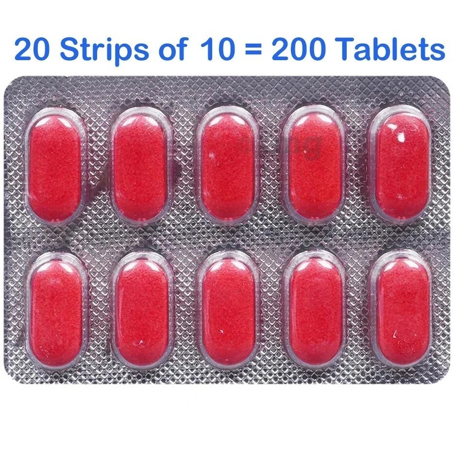 Zincofer Multivitamin 200 Tablets Iron, Vitamin B12, B6, Folic Acid with Zinc c0