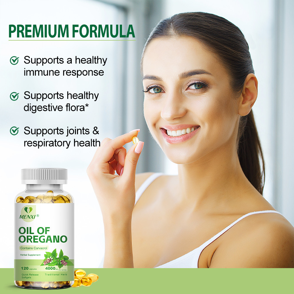 Oil of Oregano Capsule 4000mg – Digestive Health, Immune Support With Carvacrol